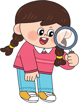 확대경 든 소녀