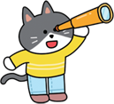망원경 든 고양이